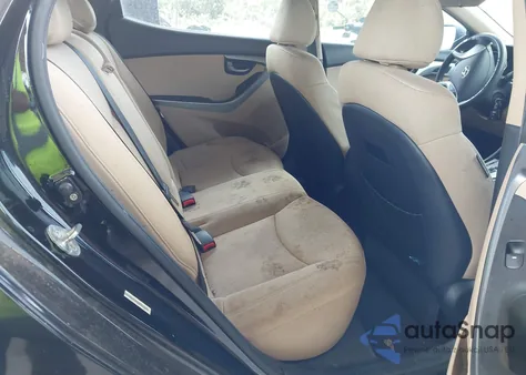 2012 Hyundai Elantra Gls (Ulsan Plant) from USA, damaged, VIN KMHDH4AE2CU253843